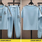 Summer Men's Trousers Tracksuit 2 Piece Set Fashion Tops Tees Ice silk Short Sleeve T Shirt+Pants Vintage Casual Sweatpants