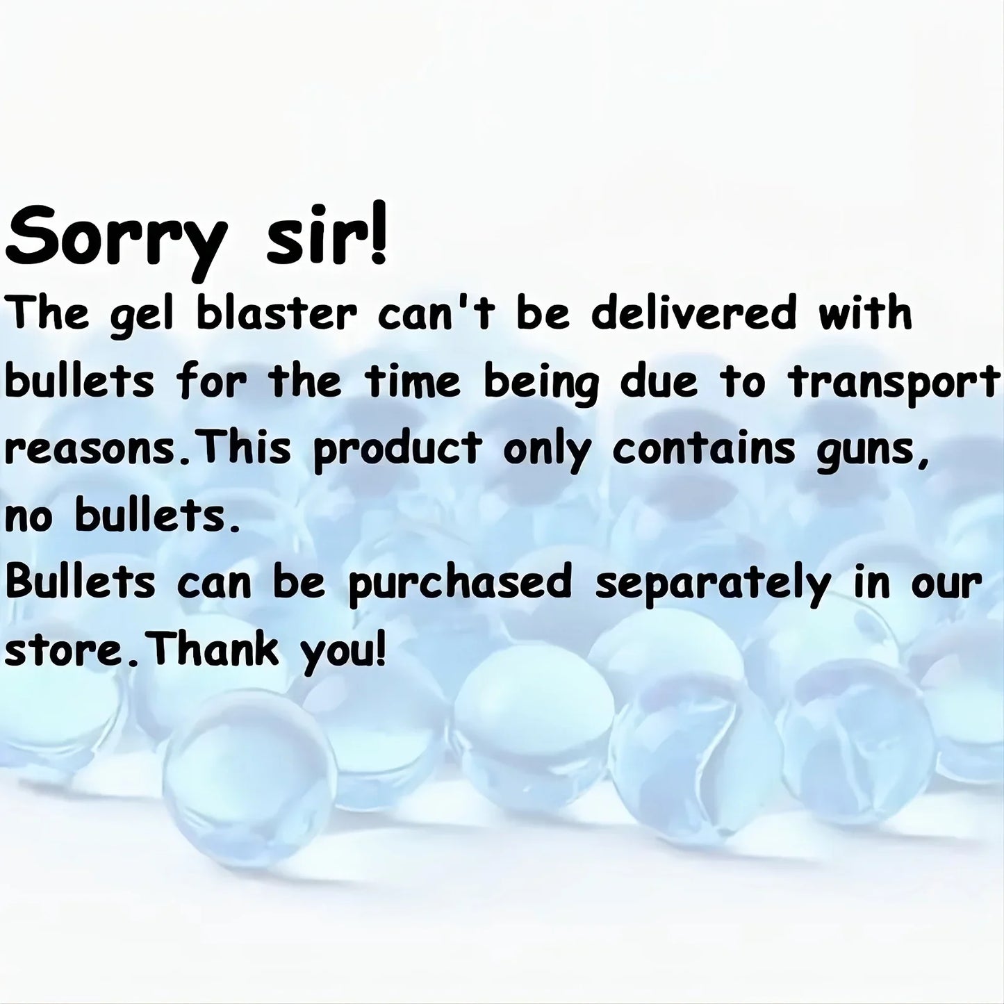 Electric Gel Gun in Transparent Black! Fully Automatic Splatter Ball Toy, Perfect for Outdoor Shooting Games (No Bullets)