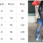 Women's Pocket Ripped Pants High Street Fashion Casual Autumn Solid Color Personalized jeans
