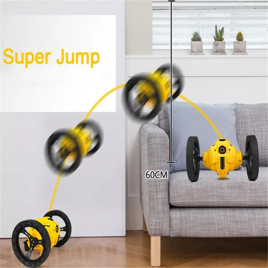 2.4G RC трюкова машина з Wi-Fi HD камерою, стрибуча машина з гнучкими колесами, обертанням, світлодіодним підсвічуванням, пультом дистанційного керування, іграшка-подарунок