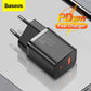 Адаптер зарядного пристрою Baseus Super Si 30W USB C для iPhone 14 13 12 Pro Max iPad Type C QC 3.0 PD швидка зарядка для Xiaomi Quick Charger
