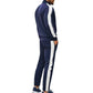 Casual Tracksuits Mens Autumn Fashion Side Striped Jackets And Pants Two Piece Sets For Men Sports Fitness Sweatsuits Streetwear
