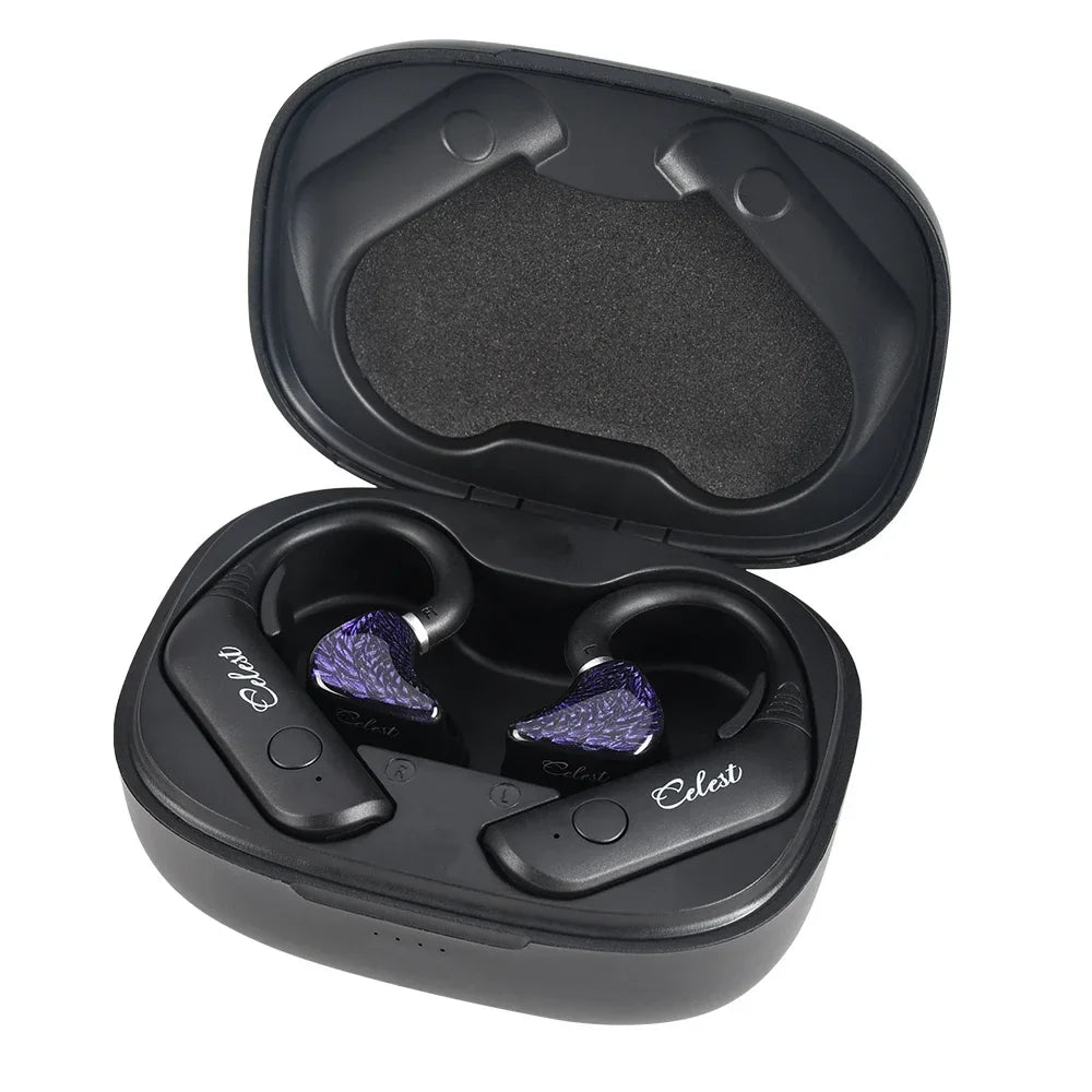 Навушники KINERA Celest T1 True Wireless Bluetooth 5.3 HIFI з вушним гачком Hi-Res для lgniteX Kuno Celest чорні