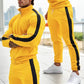 Casual Tracksuits Mens Autumn Fashion Side Striped Jackets And Pants Two Piece Sets For Men Sports Fitness Sweatsuits Streetwear