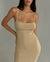Cryptographic Sexy Backless Bandage Knitted Dress Elegant Outfits for Women Sleeveless Club Party Birthday Slip Dresses Clothes