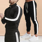 Casual Tracksuits Mens Autumn Fashion Side Striped Jackets And Pants Two Piece Sets For Men Sports Fitness Sweatsuits Streetwear