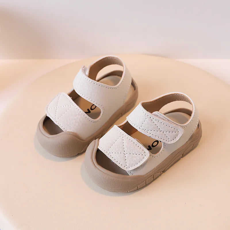 Fashion Girls' Shoes Soft Soled Kids Sandals Simple Baby Shoe Anti Slip Girls Beach Shoes Comfor Girl Sandals