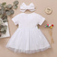 Girl Princess Skirt Forest style Small Fragrant Short Style Sweet Princess Style Fresh French Light Luxury Super Fairy Dress