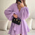 Talenza Ruffle V Neck Long Sleeve Mini Dress Women's Fashion Sexy Loose Dress Elegant Ruffle High Waist Casual Slim Party Dress