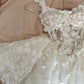 Amanda Boho Flower Lace Mini Ball Gown Prom Dresses Flower Straps Evening Dress Customize Short Wedding Dress Vestidos De Fiesta