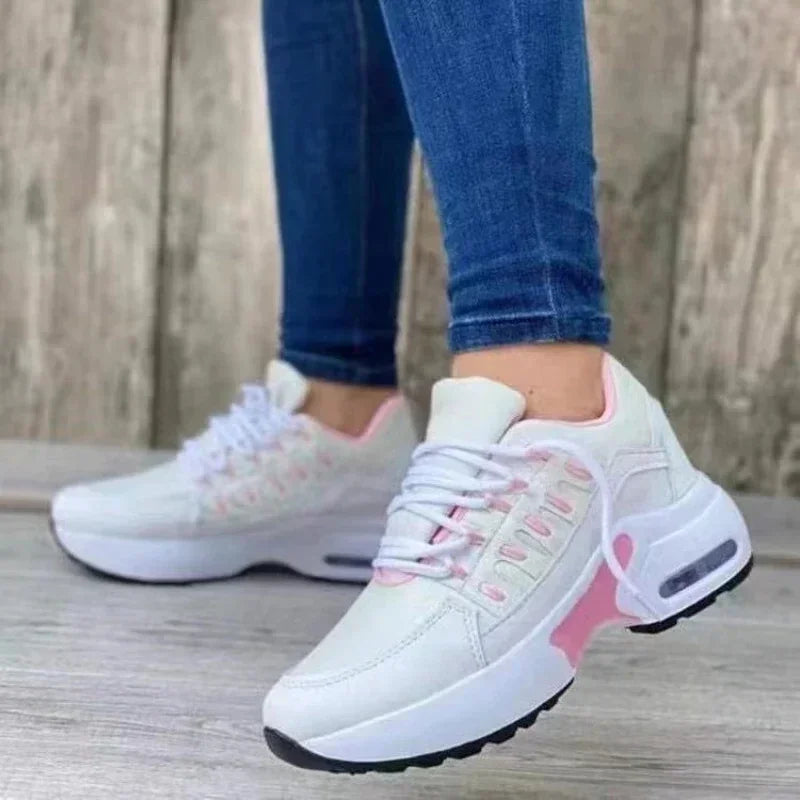 Жіночі кросівки Tenis на платформі, повсякденне взуття для жінок 2025 року, нові комфортні сітчасті протиковзкі бігові кросівки великого розміру Zapatillas De Mujer