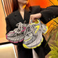 Women High Platform 6CM Casual Sneakers 2024 New Spring Lace-up Chunky Sneakers Korean All-match Designer Street Shoes Woman