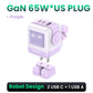 UGREEN 65W GaN зарядний пристрій Uno Robot Design швидка зарядка 4.0 3.0 PPS PD швидкий зарядний пристрій для iPhone 16 15 14 Pro Macbook ноутбук планшет