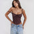 Sexy Lace Floral Corset Short Dress Women's Slip White Yellow Casual Bandage Dresses Female Clothing Party Birthday Summer 2025