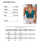Plus Size Best for Summer  Women's Sleeveless Cross Drawstring Short Vest, Backless, Spaghetti Straps, Halter Neckline