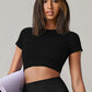 Women Yoga Top Seamless Sport T Shirts Fitness Clothes Short Sleeve Yoga Shirt Gym Top Running Active Wear Sport Top