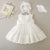 HETISO New Baby Girl Baptism Dresses Toddler Christening Gowns Children's Clothes Summer Birthday Wedding Dress for Newborn 3-24