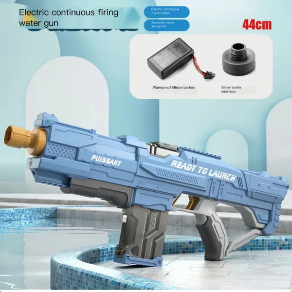 Electric water gun with fully automatic suction and continuous firing large capacity water sucking shooting water playing summer