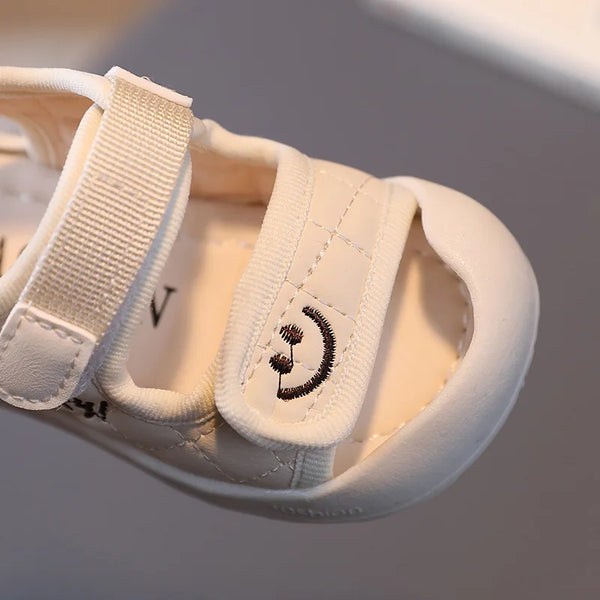 Toddler Sandals Summer Children Shoes Little Kids Sport Sandals Lucky Smile Face Unisex Baby Boys Girls Casual Anti-slip Sandals