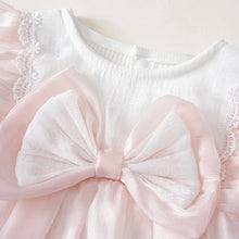 Big Bow Princess Baby Girl Dresses Spring Autumn Lace Baptism Christening Gown Dress Girls Clothes