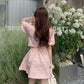 Woherb Chic Women Floral Dress Short Sleeve Single-breasted Korean Fashion Summer 2025 New A-Line Elegant Dresses Vestidos