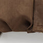 Fashion Brown Suede Bomber Jacket Women Elegant Zipper Lapel Long Sleeve Short Coats Female Vintage Street Chic Lady Outerwear