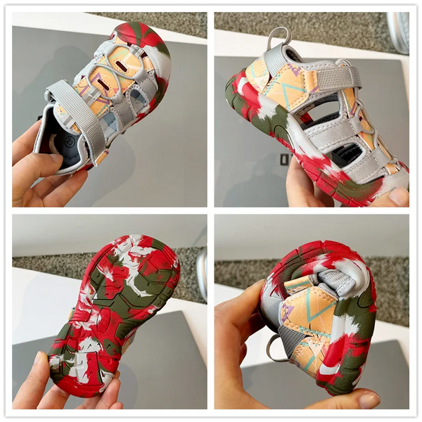 Children Barefoot Sandals Summer Baby Boys Girls Beach Shoes Camouflage Kids Sneakers Soft Sole Non-slip Outdoor Sports Shoes