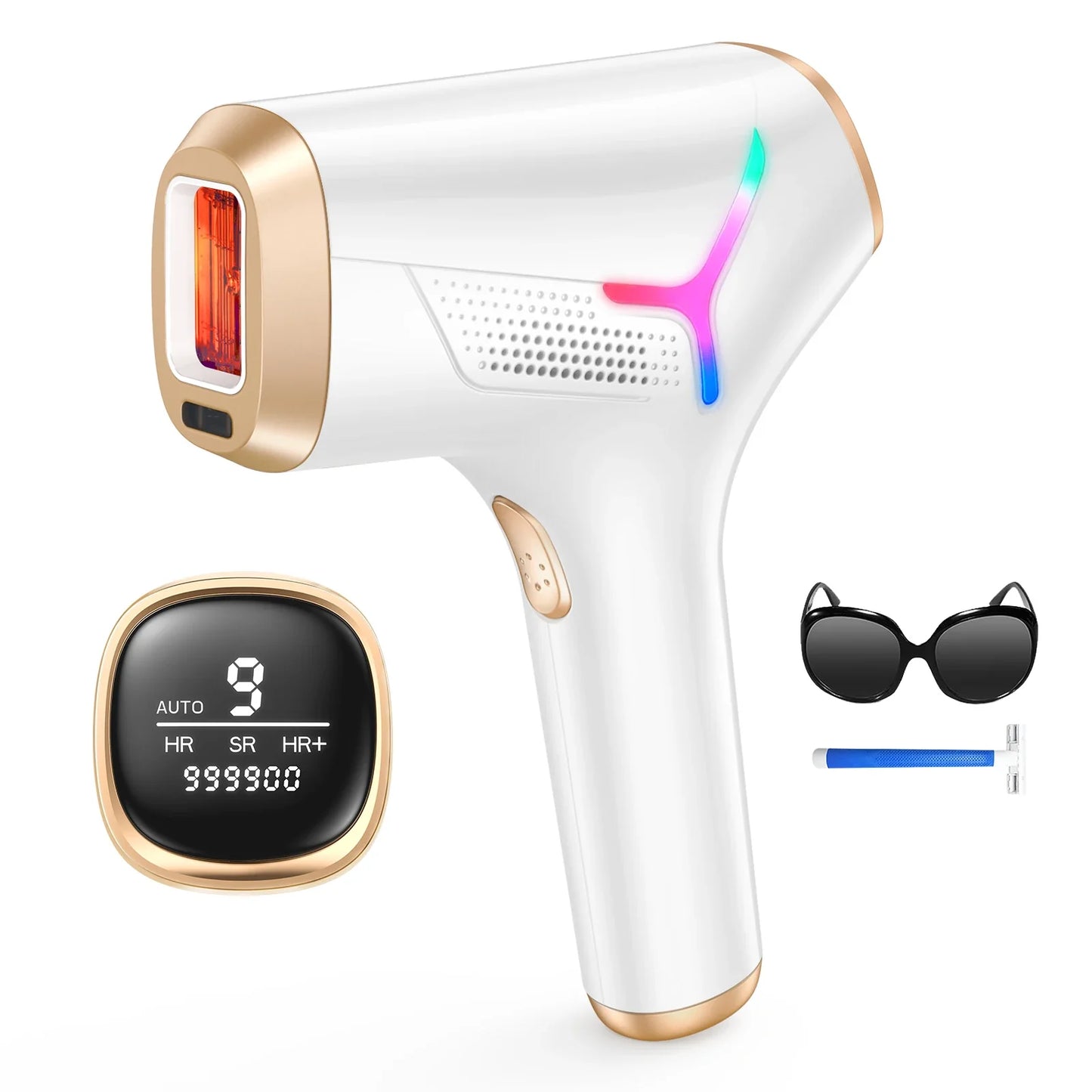 Laser Hair Removal 999900+ Flash 22J IPL Hair Remover Device 3 Modes Body Face Bikini Home Treament Laser Epilator for Women Men