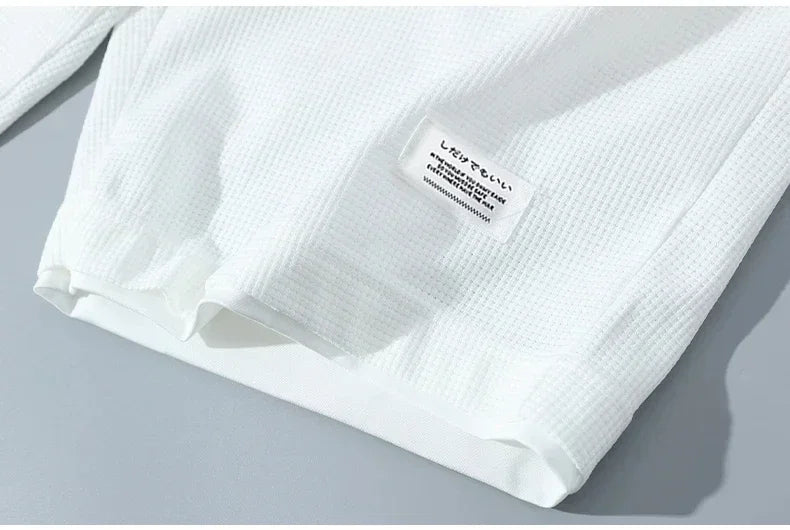 Men's casual sports suit, Korean style short-sleeved shirt + quarter pants, fashion high-end two-piece set, new summer 2025