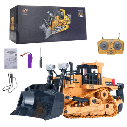 RC екскаватор 1:20 з дистанційним керуванням, 2.4G RC гусеничний інженерний автомобіль, радіокерований вантажівка, подарунки на День дітей та Різдво