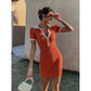 Clothing Mini Female Dresses 2024 Bodycon Women's Dress Short Crochet Tight Knitted Outfits Offer Trend Popular Aesthetic Sale X