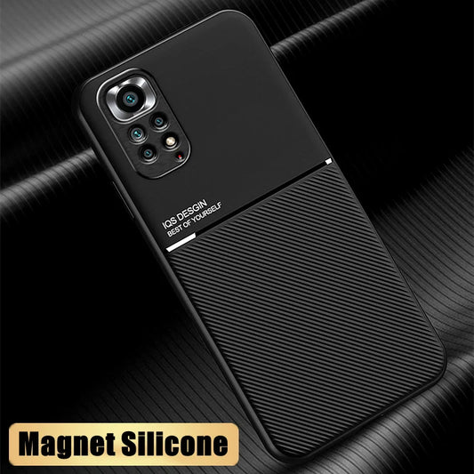 Магнітний чохол для Xiaomi Redmi Note 11 10 9 8 Pro 5 7 8T 11S 10S 9S 10T 9T 7A 8A 9A 9AT 9C NFC 10C ударостійкий силіконовий чохол