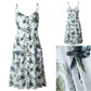 Summer New Women Sexy Sling Pocket Button Dot Beach Dress 2024 Female Bohemia Holiday Retro Fashion Solid Color Women's Clothing