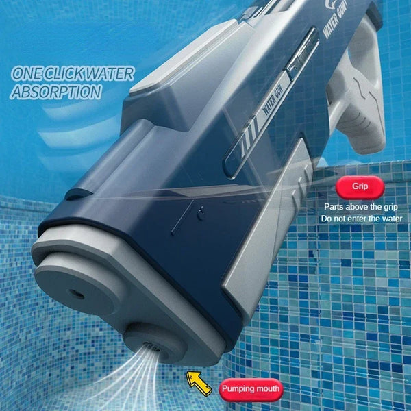 Kids Summer Outdoor ToyChildren Automatic WaterAbsorption Electric Water  Gun Toys Hand Self-integration High-pressure Watergun