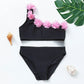 2-8Y New Fashion Kid Unicorn Design Bikini Set Lovely Two Pieces Child Swimwear Cute Girl Flouncing Swimsuit Summer Beachwear