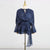 VGH Streetwear Temperament Dresses For Women Round Neck Long Sleeve High Wiast Soild Slimming Mini Dress Female Fashion Clothing