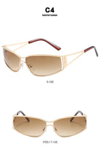 Y2k Sunglasses Women Men Oversized Brand Designer Gradient Goggle Sun Glasses Steampunk Glasses Shades Eyewear Mirror Eyeglasses