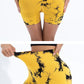 Summer Women High Waist Butt Lift Shorts Legging Seamless Leggings Fashion Tie Dye Shorts Gym Workout Running Pants