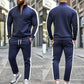Casual Tracksuits Mens Autumn Fashion Side Striped Jackets And Pants Two Piece Sets For Men Sports Fitness Sweatsuits Streetwear