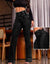 Streetwear Women's New Jeans Back Shirred Button Front High Waist Jeans Temperament Commuting Casual Comfortable Jeans