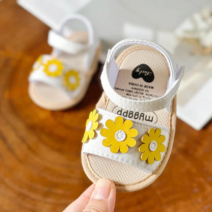 Infant Baby Girls Summer Sandals Newborn Toddler First Walker Crib Dress Shoes