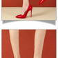 Temperament 12cm Super High Thin Heels Shoes Women Pumps Pointed Toe Colorful Patent Leather Stiletto Wedding Shoe Size 45