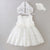 HETISO New Baby Girl Baptism Dresses Toddler Christening Gowns Children's Clothes Summer Birthday Wedding Dress for Newborn 3-24