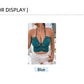 Plus Size Best for Summer  Women's Sleeveless Cross Drawstring Short Vest, Backless, Spaghetti Straps, Halter Neckline