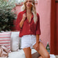 Women Casual Lapel Cotton Linen Loose Shirt Vintage Harajuku Solid Blouse Elegant Long Sleeve Button Up Tops Office Lady Tunics