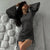 Sexy Women Mini Dress Flare Long Sleeve Drawstring Pleated Bodycon Casual Solid Autumn Winter Streetwear Short Dresses