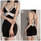 Sexy Sleepwear Pajamas Women Nightwear Lace Silk Satin Night Dress Sleeveless Nighties V-neck Nightgown Plus Size Nightdress