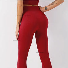 Seamless Ribbed Women Leggings Ladies High Waist Push Up Leggins Tight Striped Fitness Pants for Women Sport Gym Workout Pants