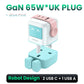 UGREEN 65W GaN зарядний пристрій Uno Robot Design швидка зарядка 4.0 3.0 PPS PD швидкий зарядний пристрій для iPhone 16 15 14 Pro Macbook ноутбук планшет