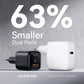 VOLTME USB C настінний зарядний блок 20W Power Delivery + QC3.0 USB A подвійний порт швидкої зарядки Type C для iPhone 15 14 13 12 Pro Max